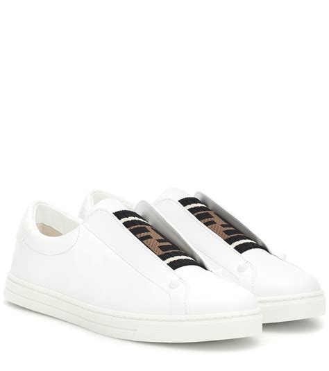 fendi rockoclick slip on sneaker|Fendi Rockoclick Knit Logo Slip.